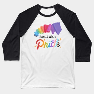 Read with Pride Library Pride Baseball T-Shirt